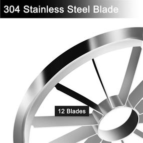 img 2 attached to TIUTIUU 12 Blade Stainless Ultra Sharp Upgraded