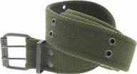 🎗️ enhanced military double canvas grommet army men's belt accessories logo