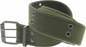 img 3 attached to 🎗️ Enhanced Military Double Canvas Grommet Army Men's Belt Accessories