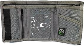 img 2 attached to Ultimate Ballistic Tri-fold Wallet: Stylish Zippered Pocket for Men's Accessories