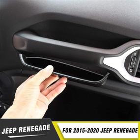 img 3 attached to 🚗 Enhance Interior Organization with HITBEAM GrabTray, a Must-Have Jeep Renegade Accessory: Store Essentials with Style!