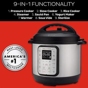 img 2 attached to 🍲 Instant Pot Duo Plus 3 Quart: 9-in-1 Electric Pressure Cooker, Slow Cooker, Rice Cooker, Steamer, Sauté, Yogurt Maker, Warmer & Sterilizer - Stainless Steel/Black