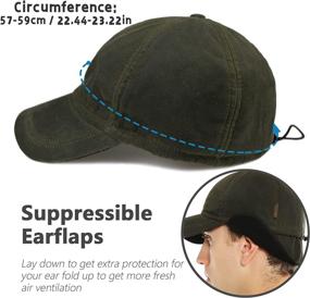 img 2 attached to ANCOSO Unisex Earflap Outdoor Hunting