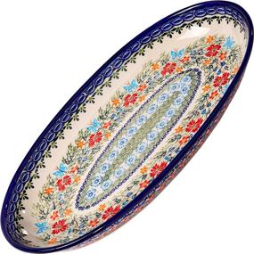 img 1 attached to 🦋 Polish Pottery Ceramika Boleslawiec Butterflies Tabletop & Serveware for Food Service Equipment & Supplies