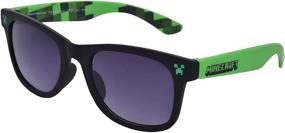 img 2 attached to Minecraft Kids Sunglasses: Stylish Eye Protection with a Practical Glasses Case for Toddlers