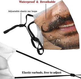 img 1 attached to 🧔 Revolutionary Mustache Adjustable Washable Protection: Ensuring Optimal Occupational Health & Safety