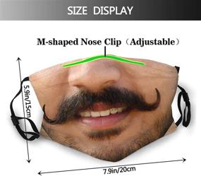 img 3 attached to 🧔 Revolutionary Mustache Adjustable Washable Protection: Ensuring Optimal Occupational Health & Safety