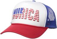 murica america patriot vintage trucker sports & fitness in team sports logo