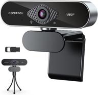 🎥 depstech 1080p hd webcam with microphone: perfect for video conferencing, streaming, teaching & gaming логотип