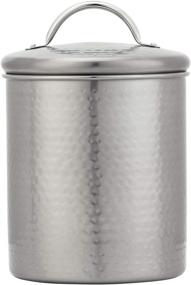 img 2 attached to 🏺 Amici Home Gunmetal Storage Canister: 64oz Metal Can, Matte Silver - Stylish and Functional