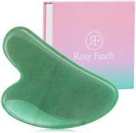 восстановите и омолодите кожу с помощью массажера rosy finch green jade gua sha: расслабьтесь мышцы, уменьшите морщины и покончите с отеками! логотип