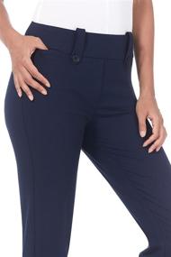 img 1 attached to Enhance Your Silhouette with 👖 Rekucci Womens Stretch Bootcut Control Pants