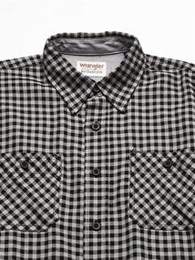 img 3 attached to 👕 Men's Wrangler Authentics Sleeve Flannel Shirt - Clothing for Shirts