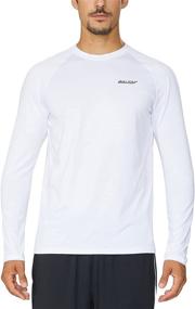 img 3 attached to Stay Comfortable and Stylish with BALEAF Men's Long Sleeve Running Shirts: Ideal Athletic Workout T-Shirts