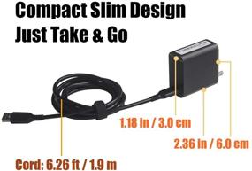 img 2 attached to 🔌 WEETEN 40W 20V 2A Slim Travel Power Supply Charger for Lenovo Yoga 3 Pro Yoga 700 / 900s, IdeaPad 700s, Miix 700 Convertible Ultrabook - AC Adapter Cord Replacement