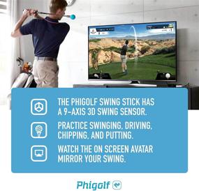 img 2 attached to 🏌️ Revolutionize Your Golf Game with the Phigolf Mobile and Home Smart Golf Game Simulator - WGT Edition