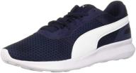 puma activate sneaker black white men's shoes: sleek style and superior comfort logo