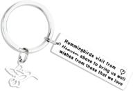 🐦 kivosliviz hummingbird keychain: personalized memorial jewelry for sympathy & remembrance logo