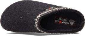 img 2 attached to HAFLINGER Charcoal Unisex Medium Mules & Clogs Shoes for Men and Women