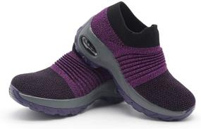 img 3 attached to Lucky Step Women's Lightweight & Breathable Shoes: Optimal Comfort for Active Lifestyles