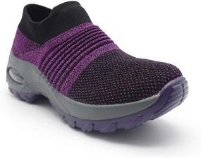 img 2 attached to Lucky Step Women's Lightweight & Breathable Shoes: Optimal Comfort for Active Lifestyles