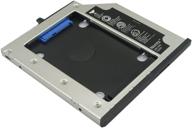 nimitz 2nd hdd ssd hard drive caddy - compatible with lenovo thinkpad t400 t400s t410 t410s t420s t430s t500 w500 logo