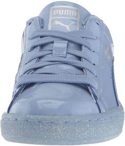 img 3 attached to 👟 Sparkle with Style: PUMA Basket Glitter Running Beetroot Girls' Shoes