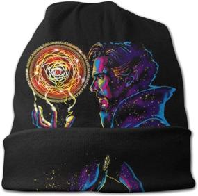 img 1 attached to 🎩 Doctor Strange Kids Unisex Beanie Hat for Winter Outdoor Warmth and Style