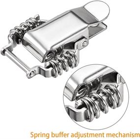 img 2 attached to Uxcell Stainless Spring Loaded Toggle Industrial Power & Hand Tools