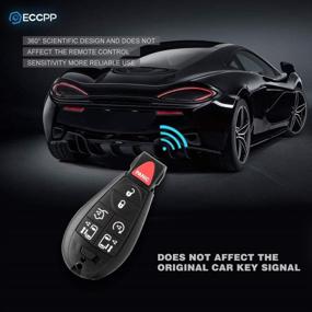 img 1 attached to ECCPP 2pcs Replacement Keyless Entry Remotes for IYZ-C01C: 7 Button Key Fob Car Fobik - Start Key Included