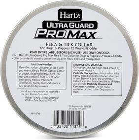 img 3 attached to 🐶 Hartz UltraGuard ProMax Flea & Tick Collar for Dogs and Puppies - Tin of 2 Collars | 6 Months Flea & Tick Prevention and Protection