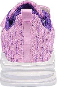 img 1 attached to 👟 Vivay Kids Tennis Shoes Lightweight Sneakers for Girls, Ideal for Tennis and Running Activities, Available for Little Kid and Big Kid Sizes