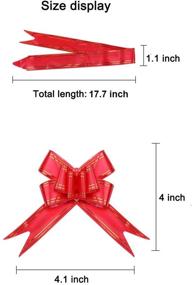 img 2 attached to Decoration Various Packaging Bowsfor Christmas Gift Wrapping Supplies and Gift Wrap Bows