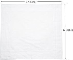 img 2 attached to 🧣 Cotton Classic Hankies: GB Handkerchiefs for Timeless Elegance