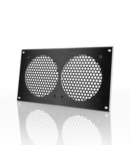 img 3 attached to 💨 AC Infinity Ventilation Grille with Dual 120mm Fan Mounts - Perfect for PC Computer AV Electronic Cabinets