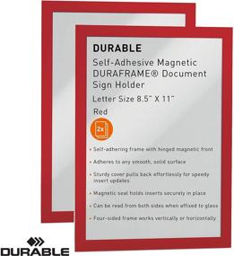 img 3 attached to DURABLE DURAFRAME Self Adhesive Magnetic 476803