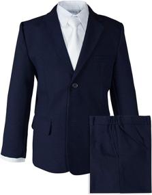 img 4 attached to Spring Notion Boys 4 Piece Suit - Stylish and Durable Boys' Clothing