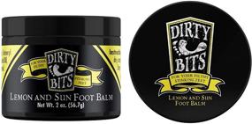 img 4 attached to 👣 Extra Strength Dirty Bits Natural Foot Balm with Lemon and Tea Tree Oil - Fast Acting Relief for Itchy Feet, Toenails, Heels, and Cracked Feet. Ideal Foot Care for Athletes - Topical Ultra Care