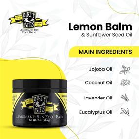 img 3 attached to 👣 Extra Strength Dirty Bits Natural Foot Balm with Lemon and Tea Tree Oil - Fast Acting Relief for Itchy Feet, Toenails, Heels, and Cracked Feet. Ideal Foot Care for Athletes - Topical Ultra Care