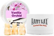 happy wax vanilla scented essential logo