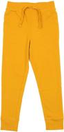 leveret children's pants & toddler legging pants with adjustable drawstrings (2-14 years) in assorted colors logo