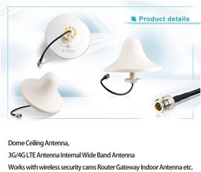 img 3 attached to Enhance Your Network Coverage with Superbat Ceiling Mount Dome Antenna - Premium Internal Wide Band Omni-Directional N Type Antenna for 3G/4G LTE Router, Gateway, and Indoor Systems