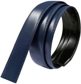 img 4 attached to 👔 Premium Quality Reversible Genuine Leather Men's Belts - Perfect Dress Accessories