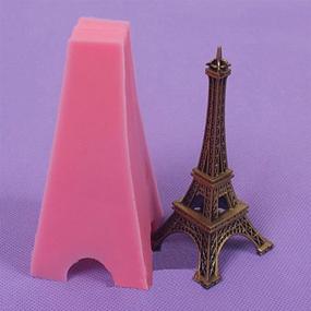 img 1 attached to 🍰 3D Paris Eiffel Tower Cake Fondant Mold Set for Versatile Cake Decorating & Polymer Clay Crafting