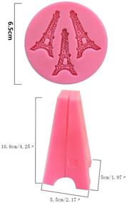 img 3 attached to 🍰 3D Paris Eiffel Tower Cake Fondant Mold Set for Versatile Cake Decorating & Polymer Clay Crafting