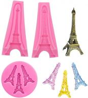 🍰 3d paris eiffel tower cake fondant mold set for versatile cake decorating & polymer clay crafting logo