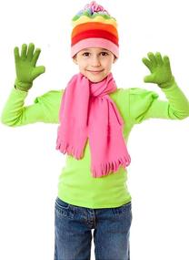 img 1 attached to Toddler Kids Winter Gloves Fleece Availble Boys' Accessories at Cold Weather
