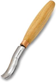 img 4 attached to 🔪 BeaverCraft K8a/14 Bent Gouge 0.55" - Wood Carving Spoon Chisel Knife for Beginners and Professionals - Carbon Steel Blade - Ideal Woodworking Hand Tool for Hobbies - Adults and Kids