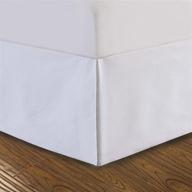 chic dreamspace drm24714whit03 queen bedskirt in white - a perfect addition to your bedroom décor logo