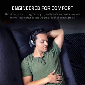 img 1 attached to 🎧 Razer Opus Active Noise Cancelling ANC Wireless Headphones - THX Audio Tuning, 25 Hour Battery, Bluetooth & 3.5mm Jack Compatibility, Auto Play/Auto Pause, Carrying Case, Midnight Blue